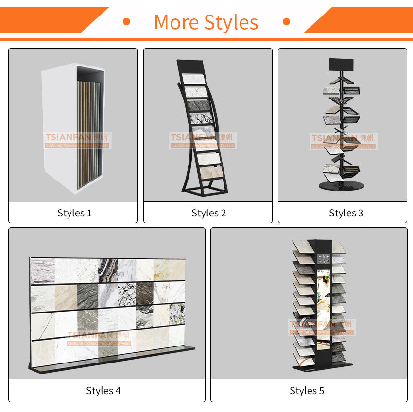 large ceramic tile sliding displays tiles stand design-CT2143