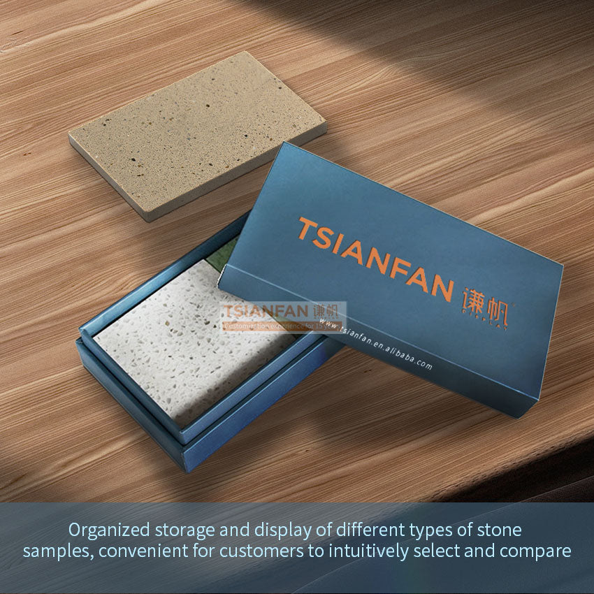 high quality sample stone cardboard display box customizable boxes-PB005