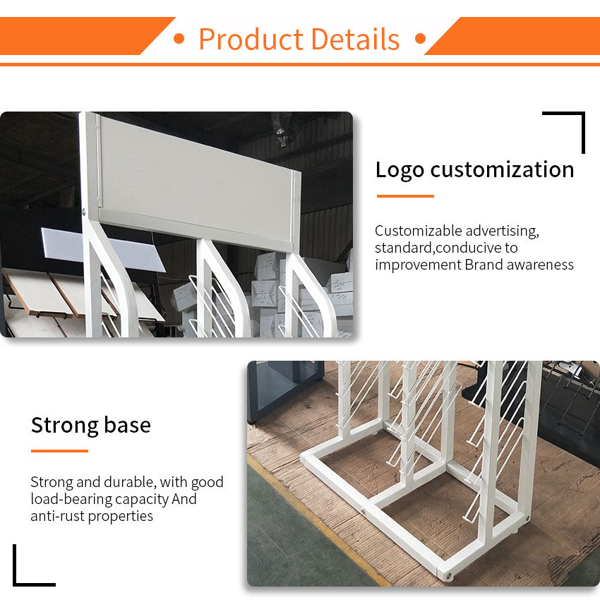 cobble stone display stand natural stone display rack-SE116