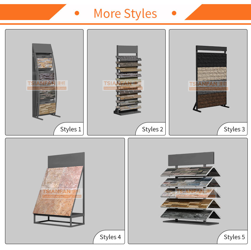 stone tile display stand tiles rack for display-SG1002