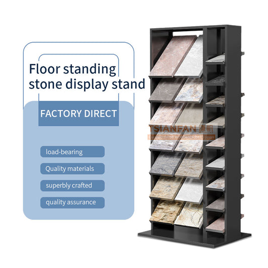 cultured stone display stand vertical sample stone display rack-SW116