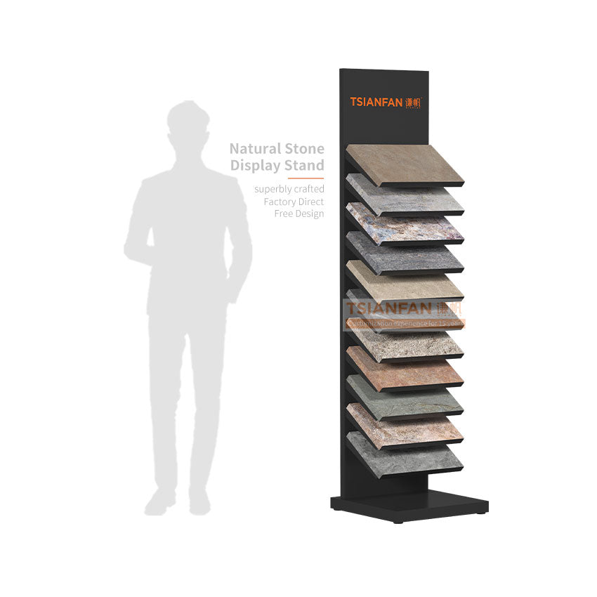 granite sample display stands tile product display rack-SW346