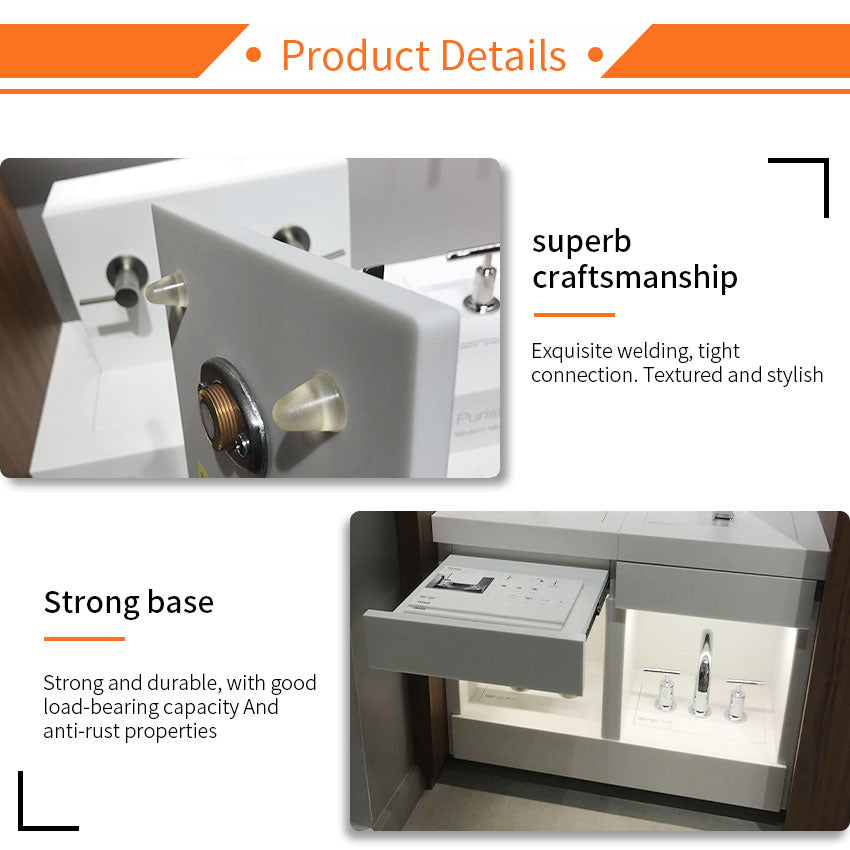 sanitary display stand faucet display rack-VS185