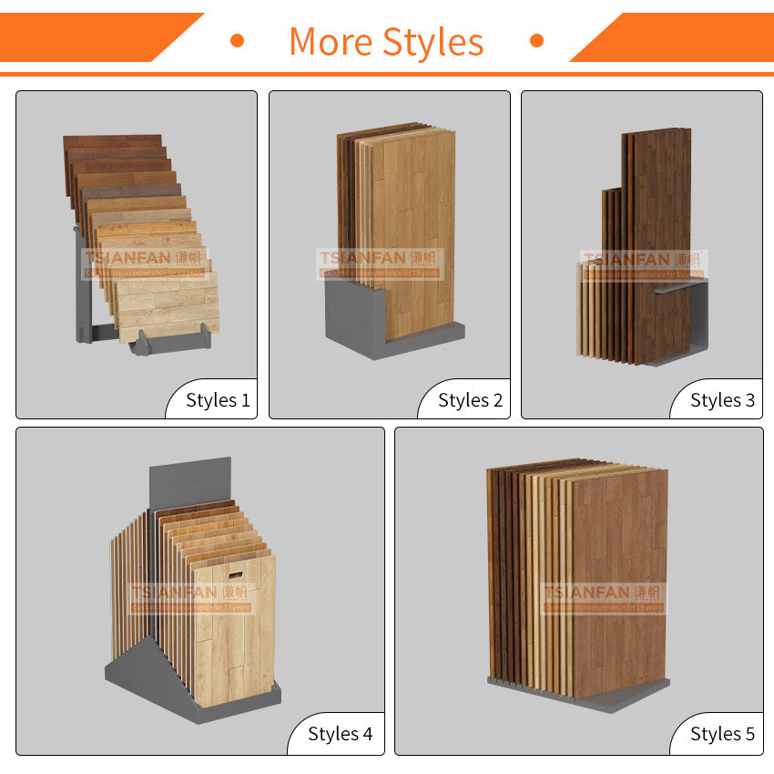 wood shelving display rack timber display cabinet-WC1001