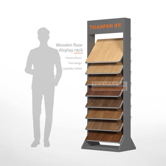 oak hardwood flooring display stand custom hardwood floor displays-WL989