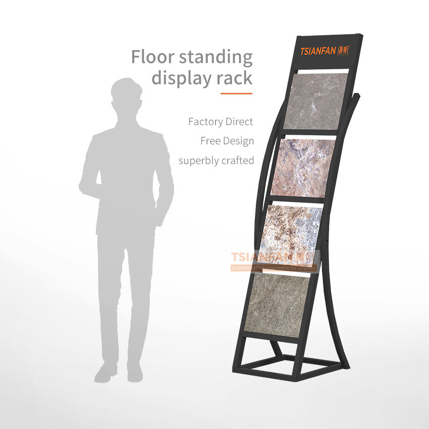 display stand for exhibition quartz sample display ideas-SRL008