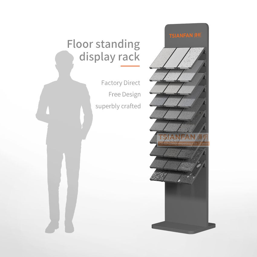 display stand for exhibition tile display rack suppliers-SRL031