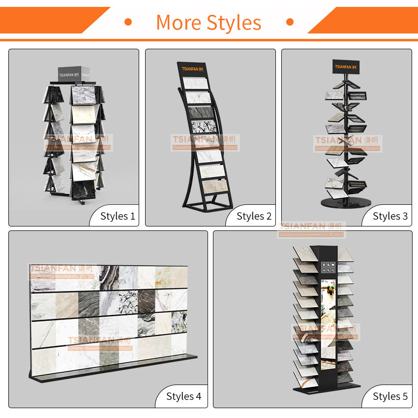 display stand for exhibition tile display rack suppliers-SRL031