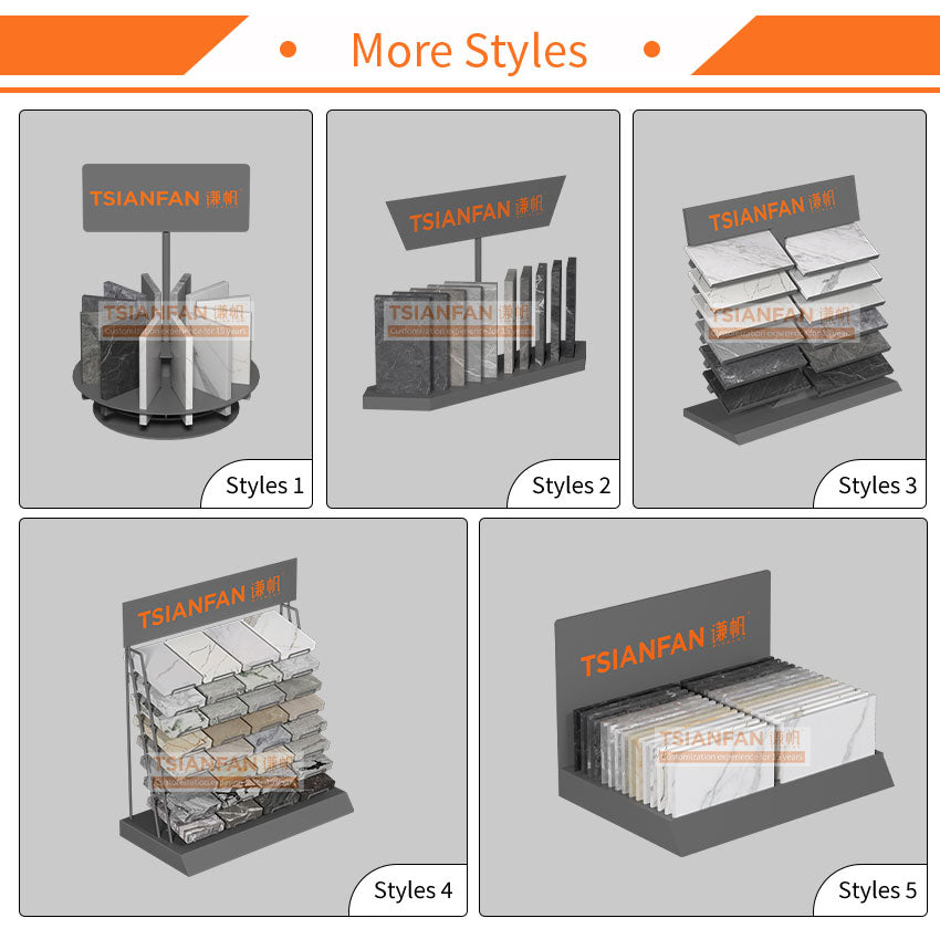 durable tile display stand desktop display rack-SRT003