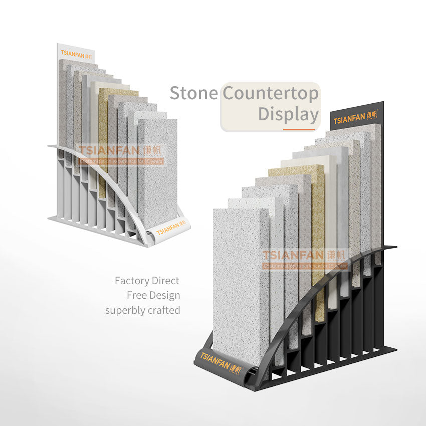 stone display ideas tile countertop display stand-SRT025