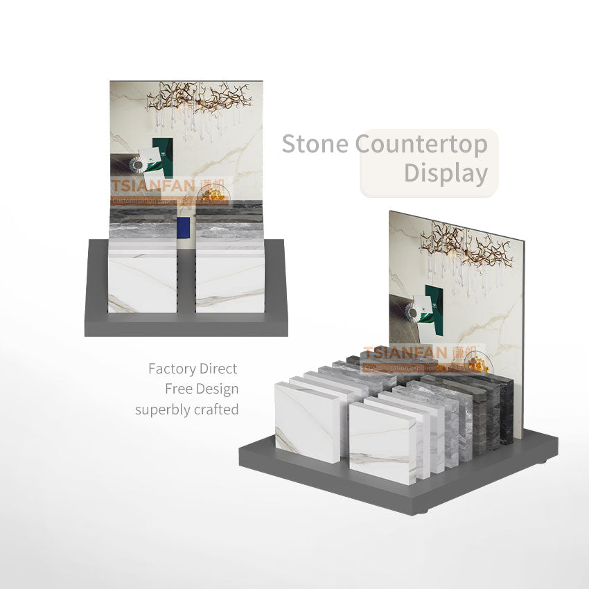 stone display solution outdoor stone display rack-SRT140